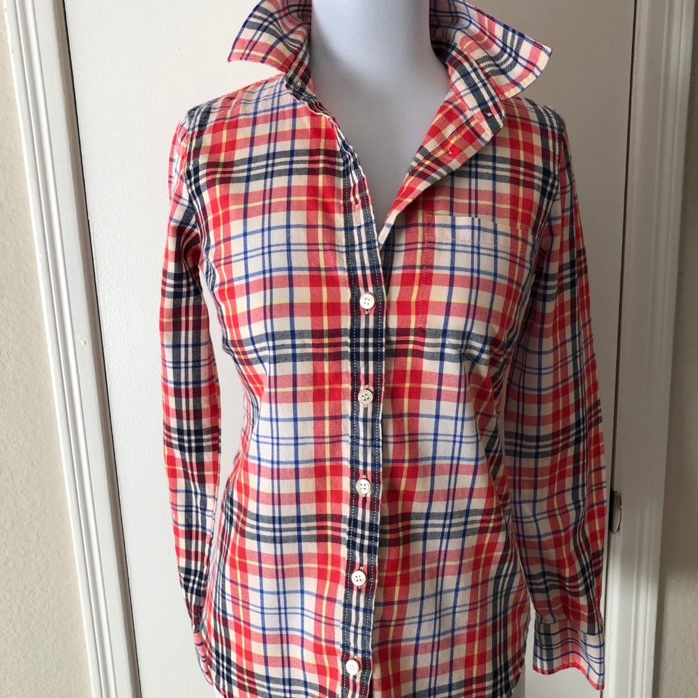 J.Crew Plaid Flannel in 100% Cotton